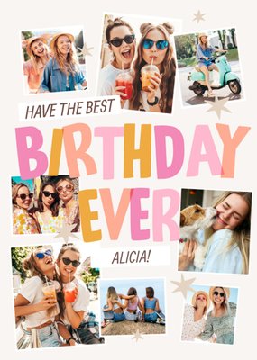 Have The Best Birthday Ever Photo Upload Card