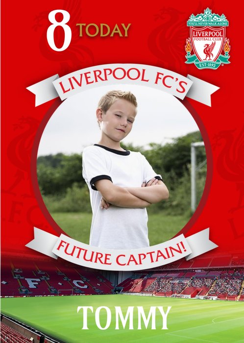 Liverpool FC Birthday Card -  Liverpool FC'S Future Captain