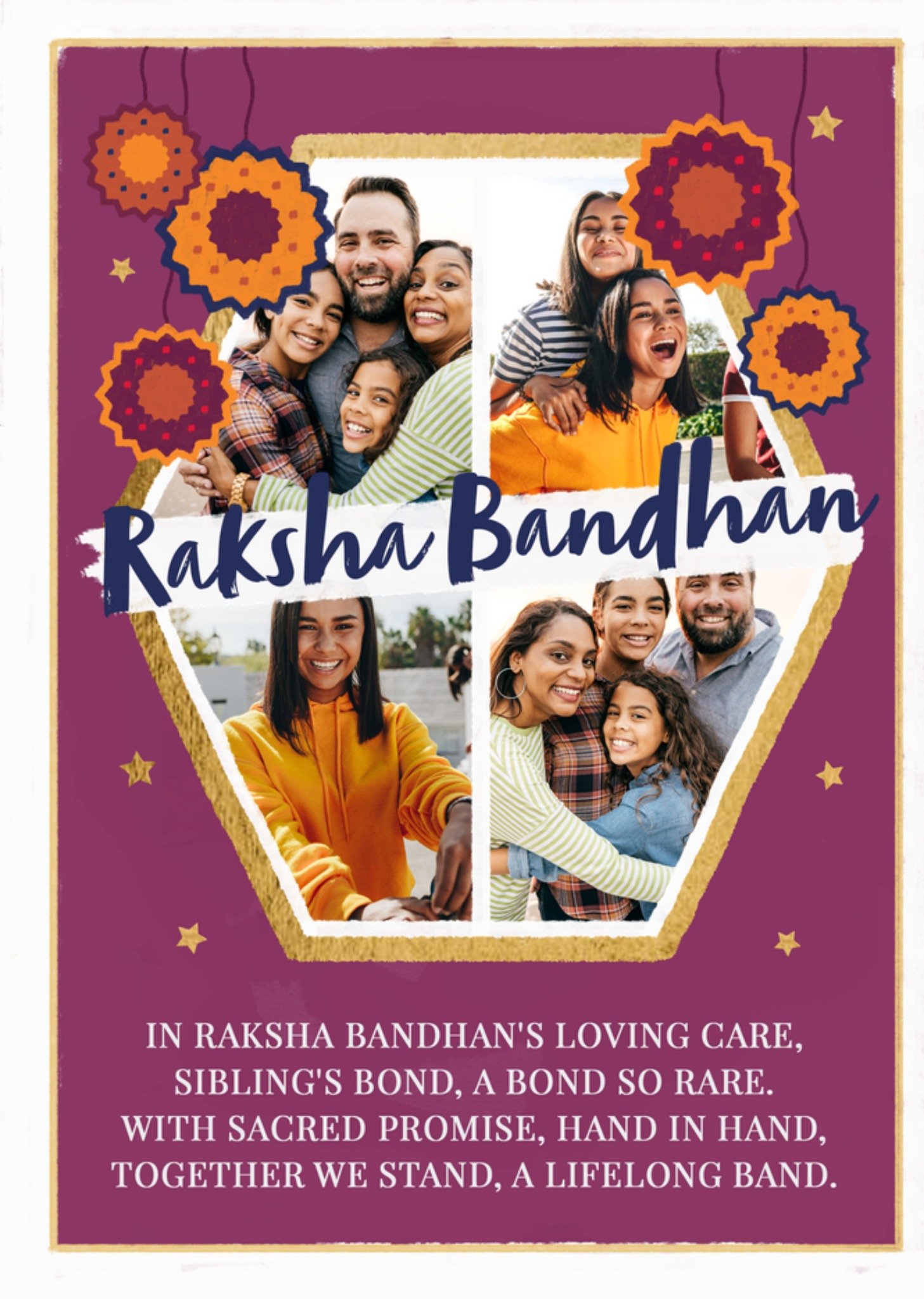 Moonpig Raksha Bandhan Photo Upload Card