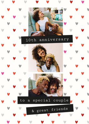 Special Couple Photo Upload Anniversary Card