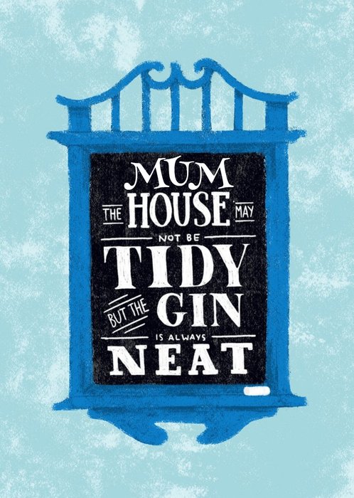 Mother's Day Card - Mum - Gin