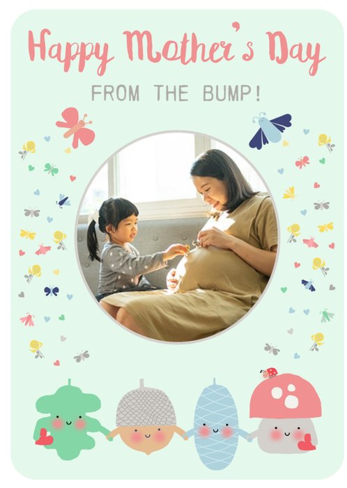 Little Acorns Happy Mothers Day From The Bump Mothers Day Card