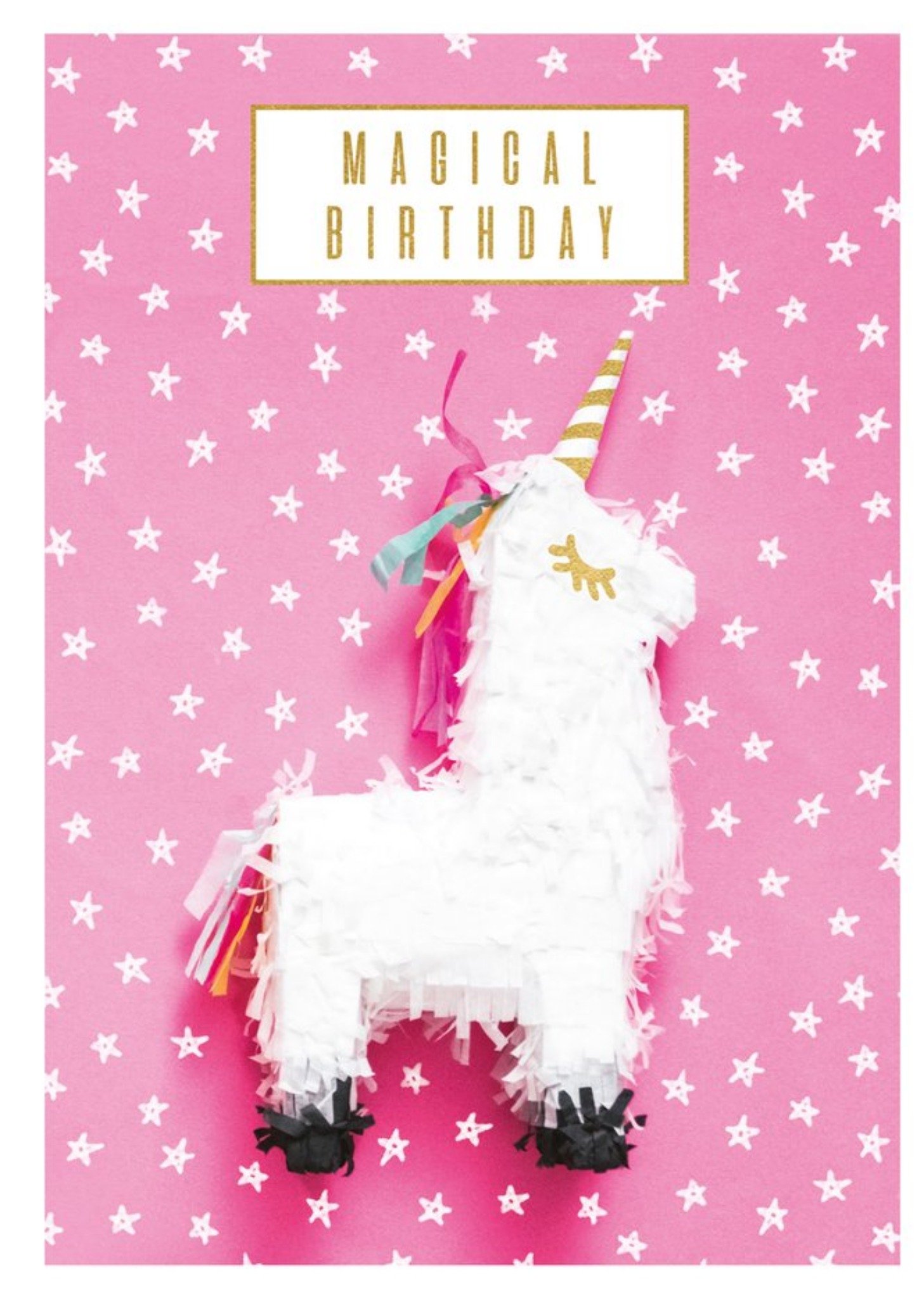 Moonpig Magical Birthday Pinata Card