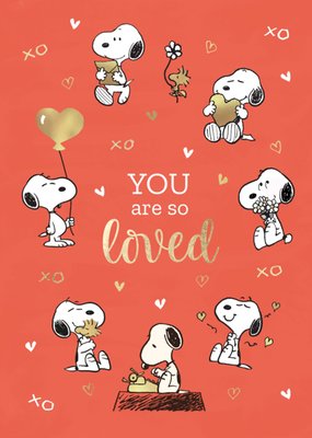 Snoopy You Are So Loved Card