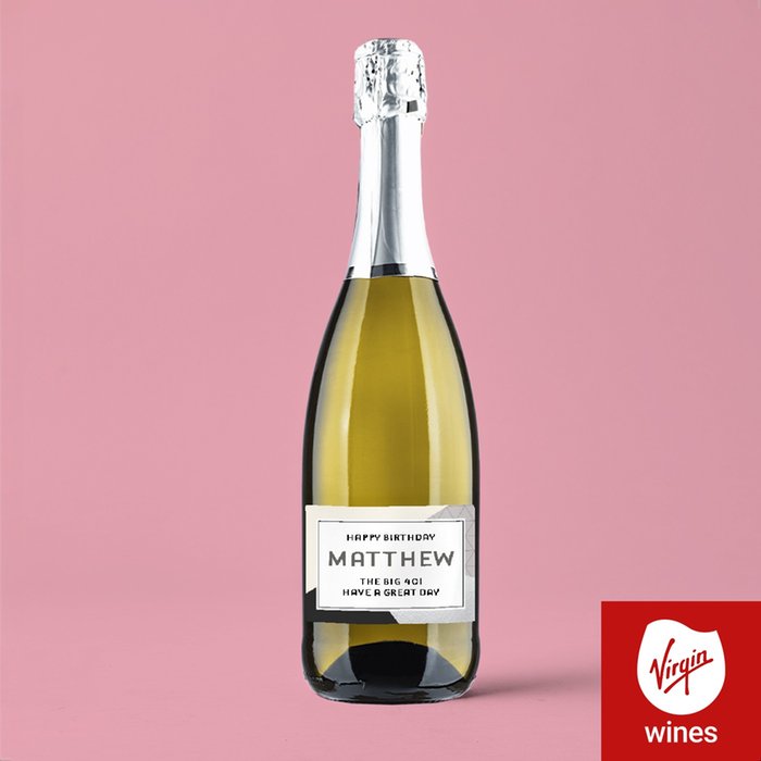 Personalised Happy Birthday Prosecco 75cl