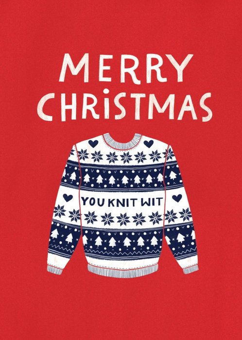 Merry Christmas Jumper Card