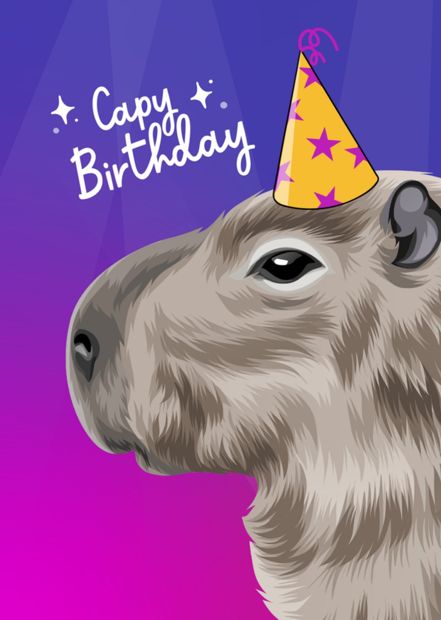 Moonpig Capy Birthday Card