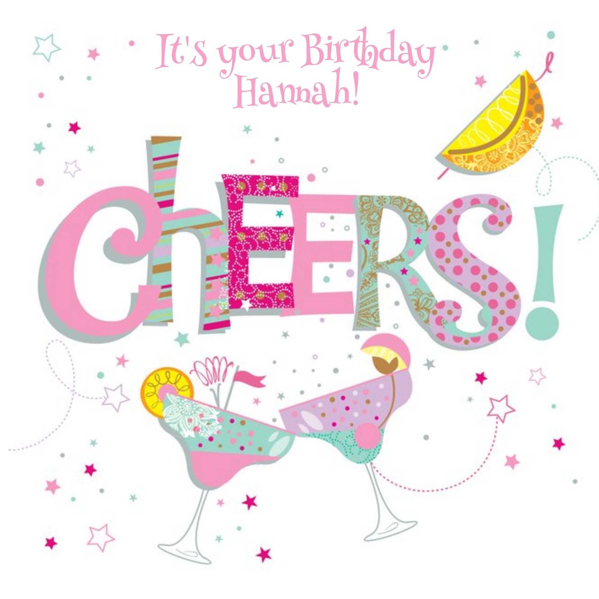 Ling Design Margarita Party Happy Birthday Card