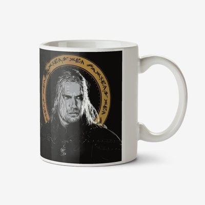 The Witcher Illustrated Photo Upload Mug