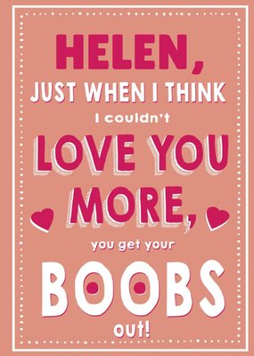 Jam and Toast Couldn't Love you more Funny Valentines Day Card