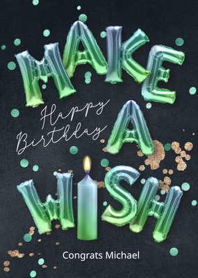 Make a Wish Birthday Card