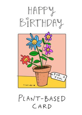Plant-Based Pun Card