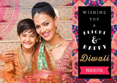 Photo Diwali Card