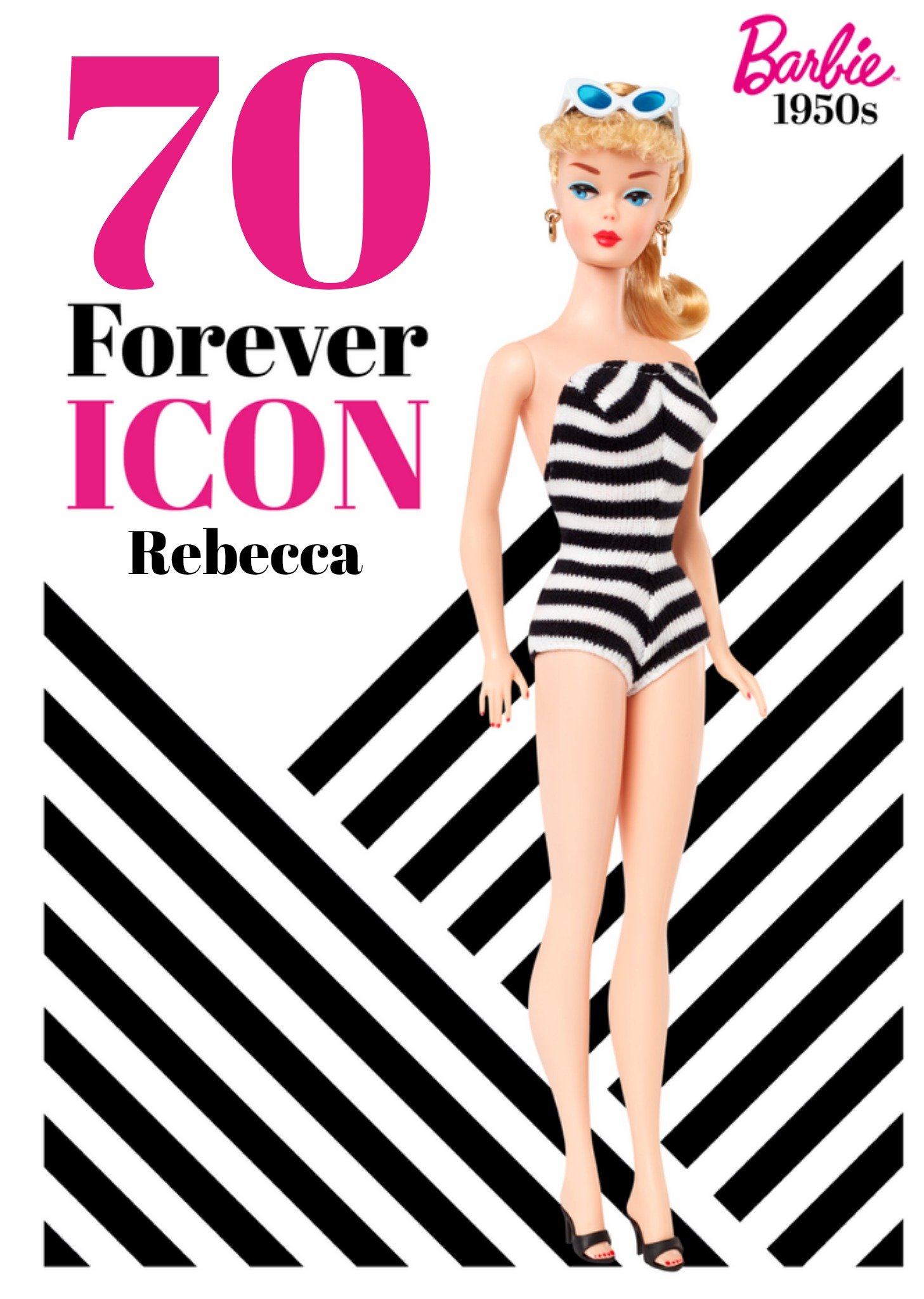 Barbie Forever Icon Birthday Card, Large