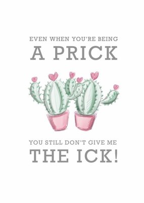 Double Pea Design Cacti Pun Birthday Card