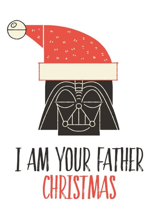 Star Wars Funny Darth Vador I Am Your Father Christmas Card