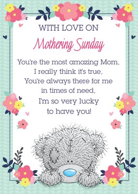 Mother's Day Card - Tatty Teddy Verse Card