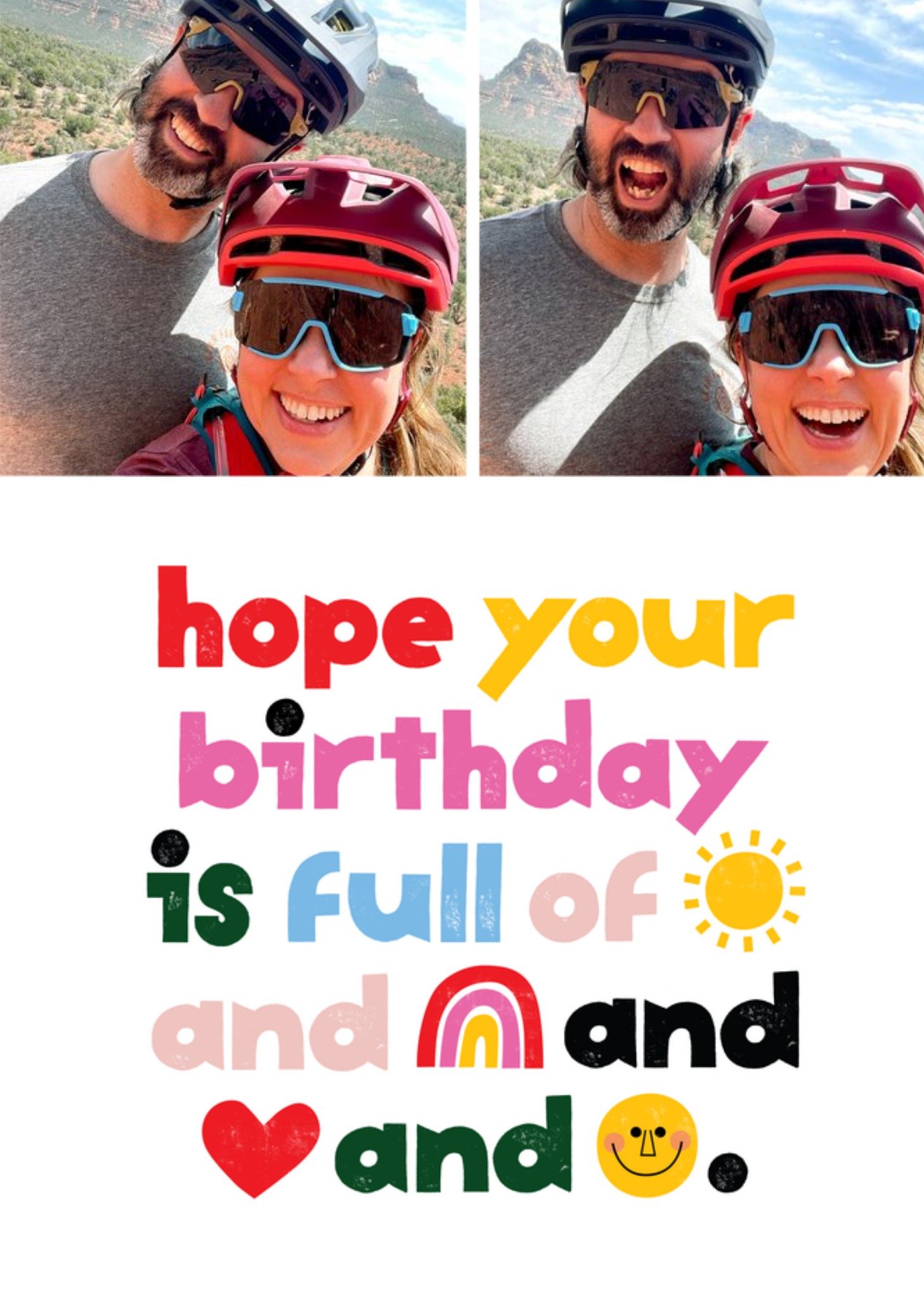 Moonpig Kate Smith Co. Day Full Of Emojis Photo Upload Birthday Card