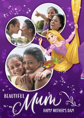 Disney Rapunzel To My Beautiful Mum Mother's Day Photo Card