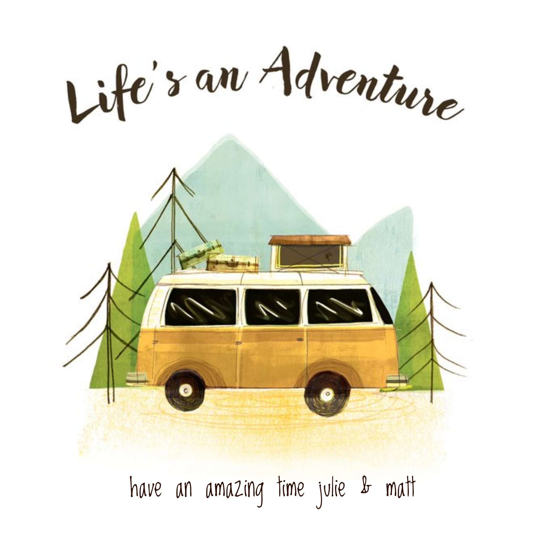 Moonpig Bon Voyage - Life's An Adventure - Travel - Amazing Times