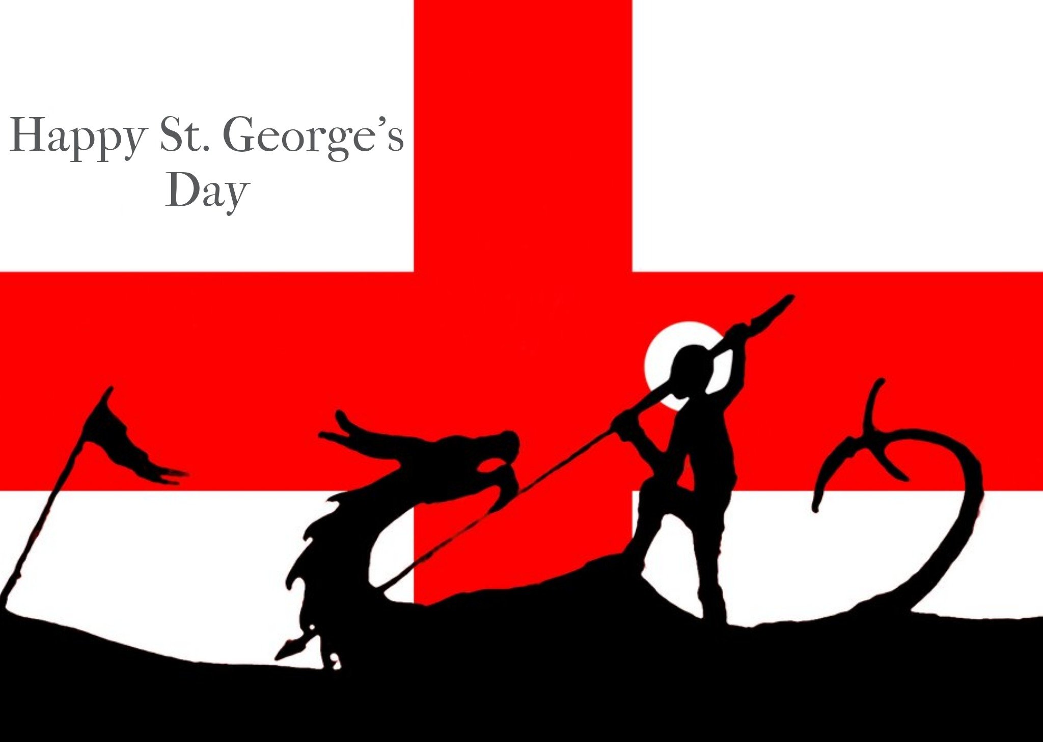 Moonpig Personalised Saint George's Day Card