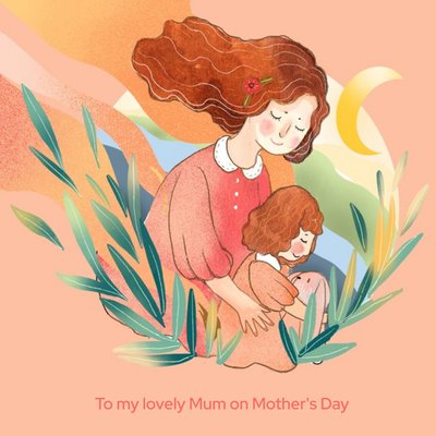 To My Lovely Mum On Mother's Day Card