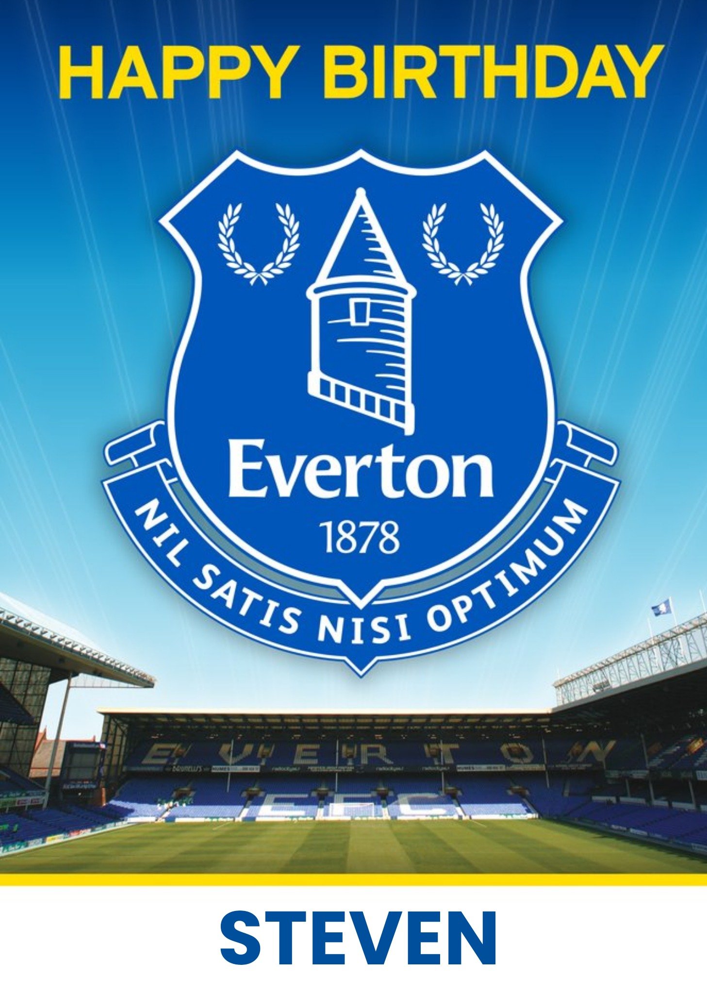 Other Everton Football Club Birthday Card