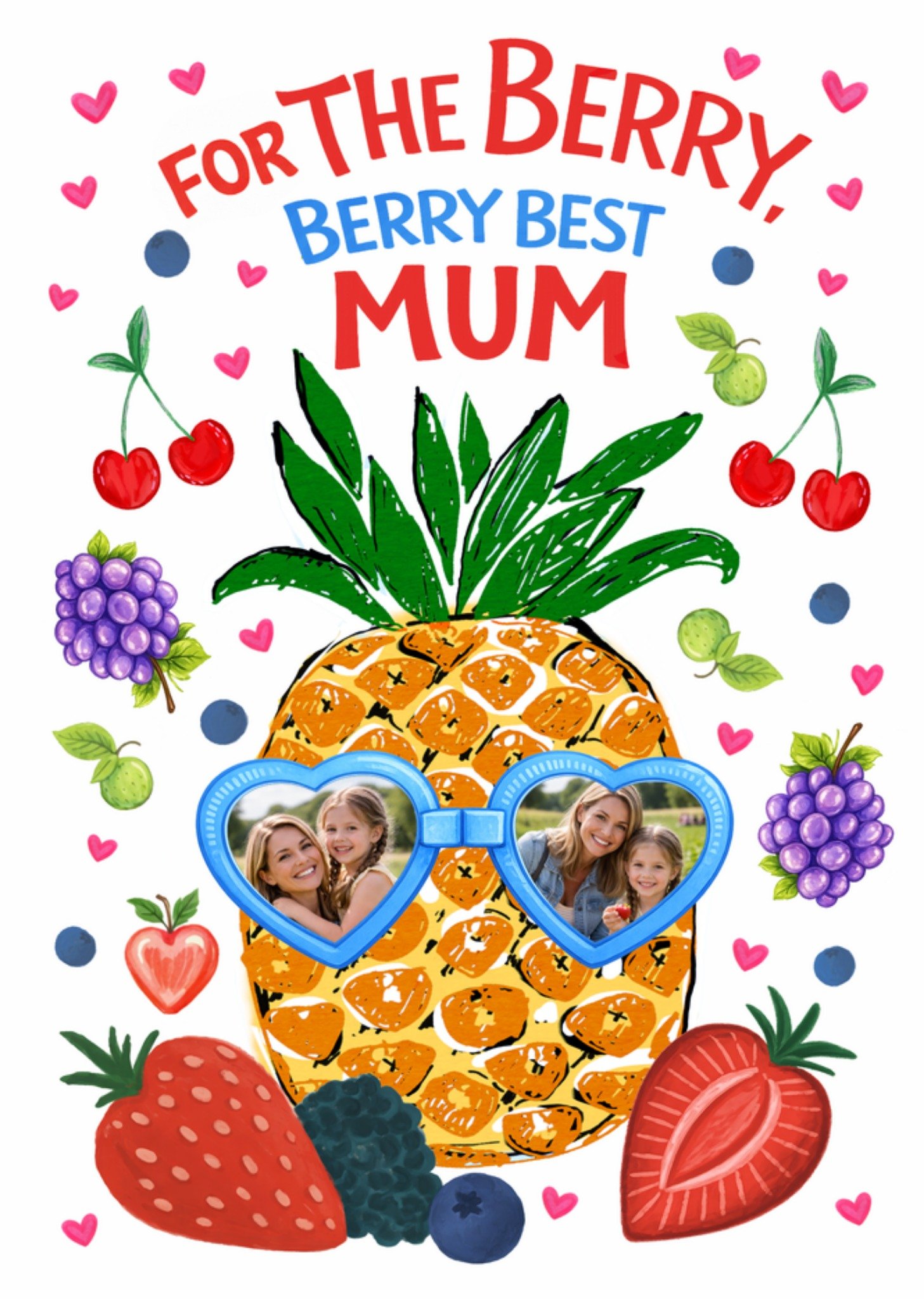 Moonpig For The Berry Berry Best Mum Photo Upload Card