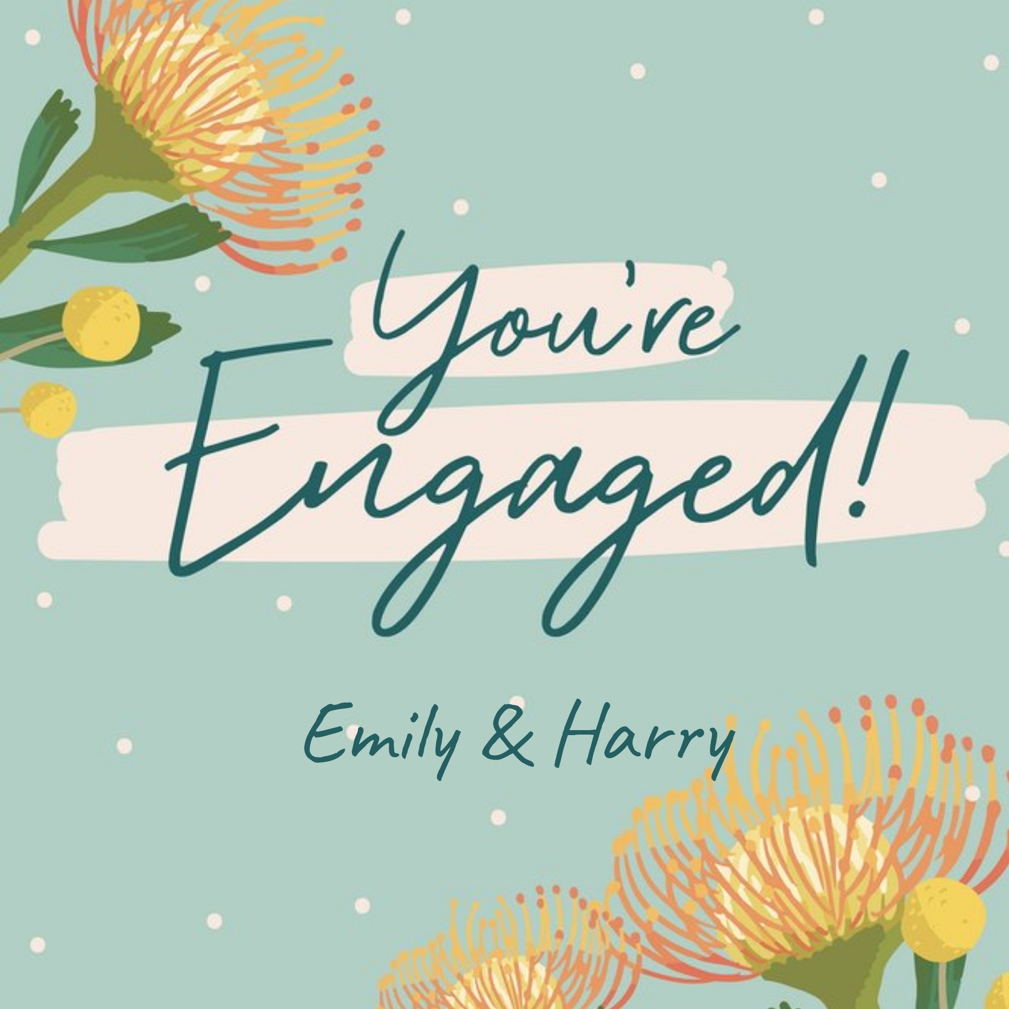 Moonpig Christie Williams You're Engaged Card