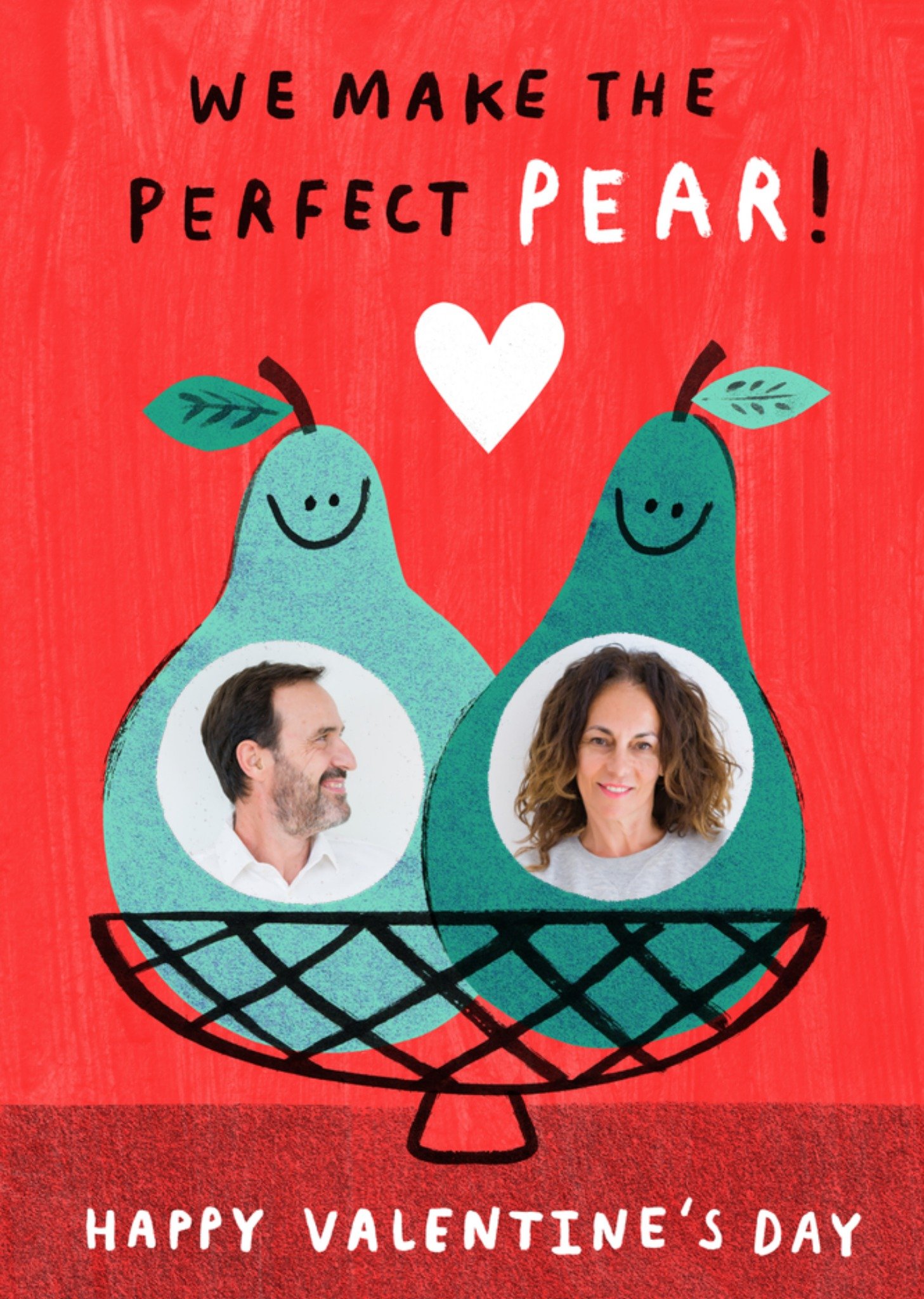 Moonpig We Make The Perfect Pear Photo Upload ValentineâS Day Card