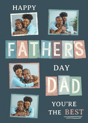 You're The Best Photo Upload Father's Day Card