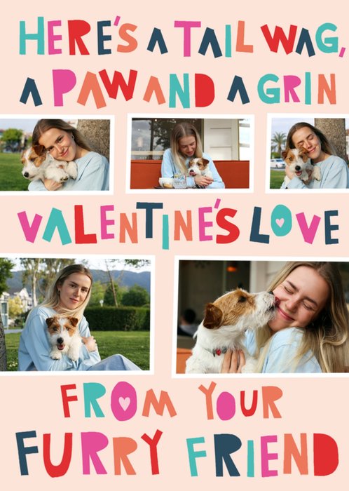 From Your furry Friend Photo Upload Valentine's Day Card