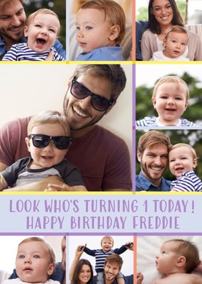 1 Today Multi Photo Upload Birthday Card