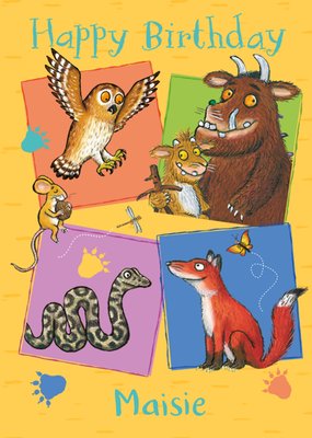 The Gruffalo's Child Happy Birthday Illustrated Characters Card
