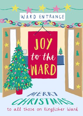 Joy To The Ward Christmas Card