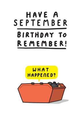 Birthday To Remember Card