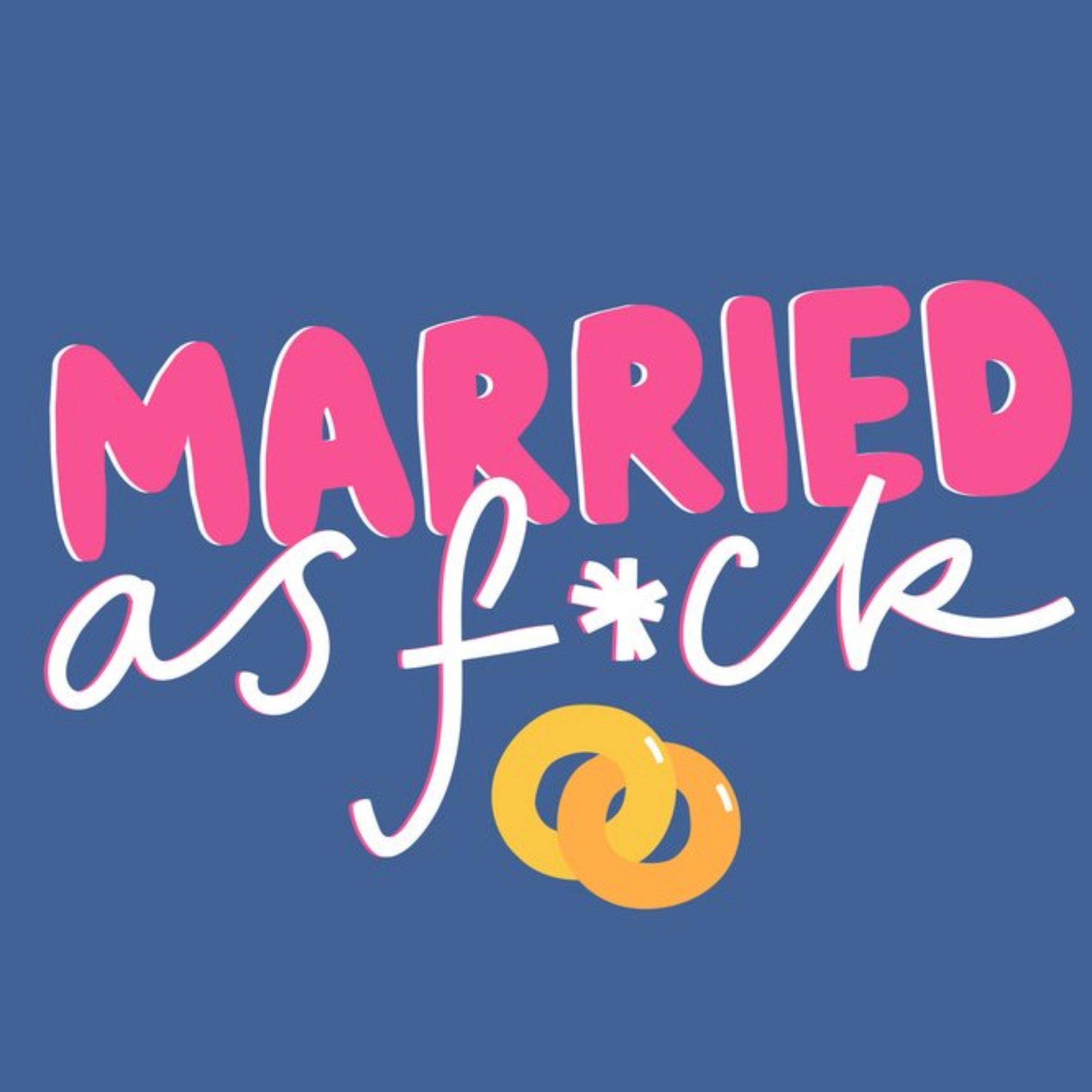 Moonpig Married Af Wedding Card