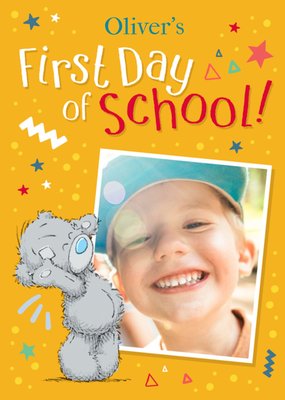 Tatty Teddy First Day Of School Photo Upload Card