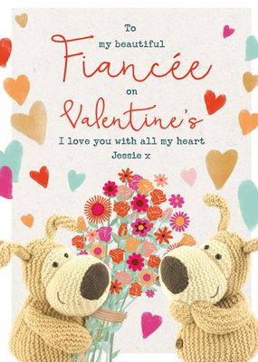 Boofle To My Beautiful Fiancée Valentine's Day Card