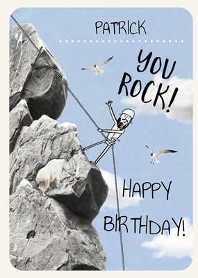 Funny You Rock Birthday Card