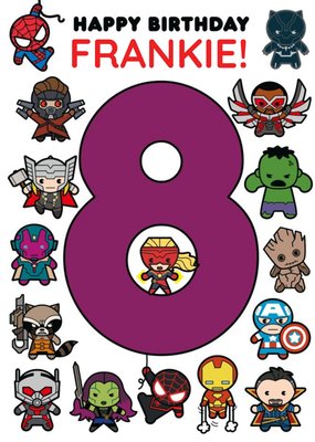 Marvel Comics Characters 8 Card