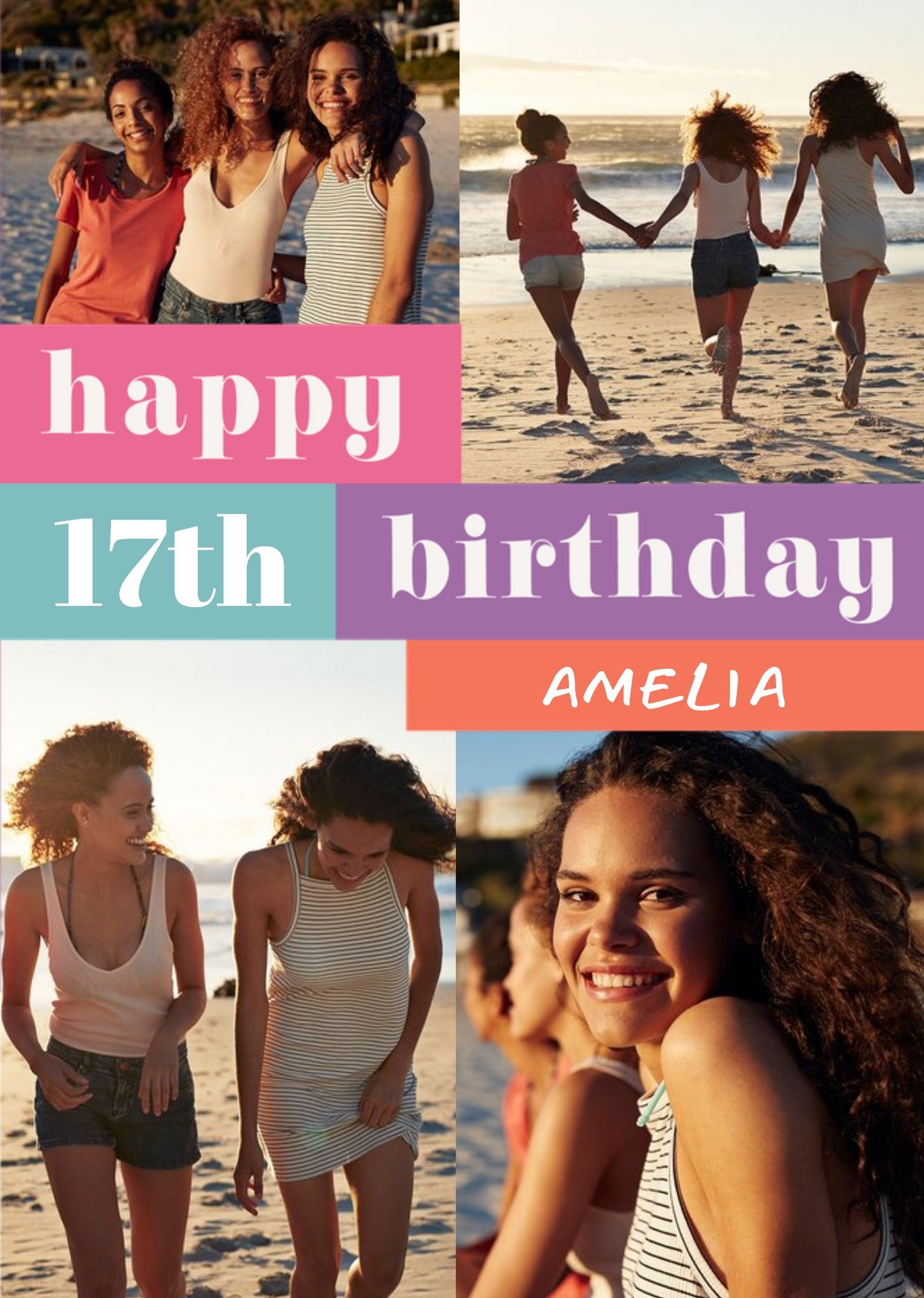 Moonpig Photo Upload Personalised Birthday Card