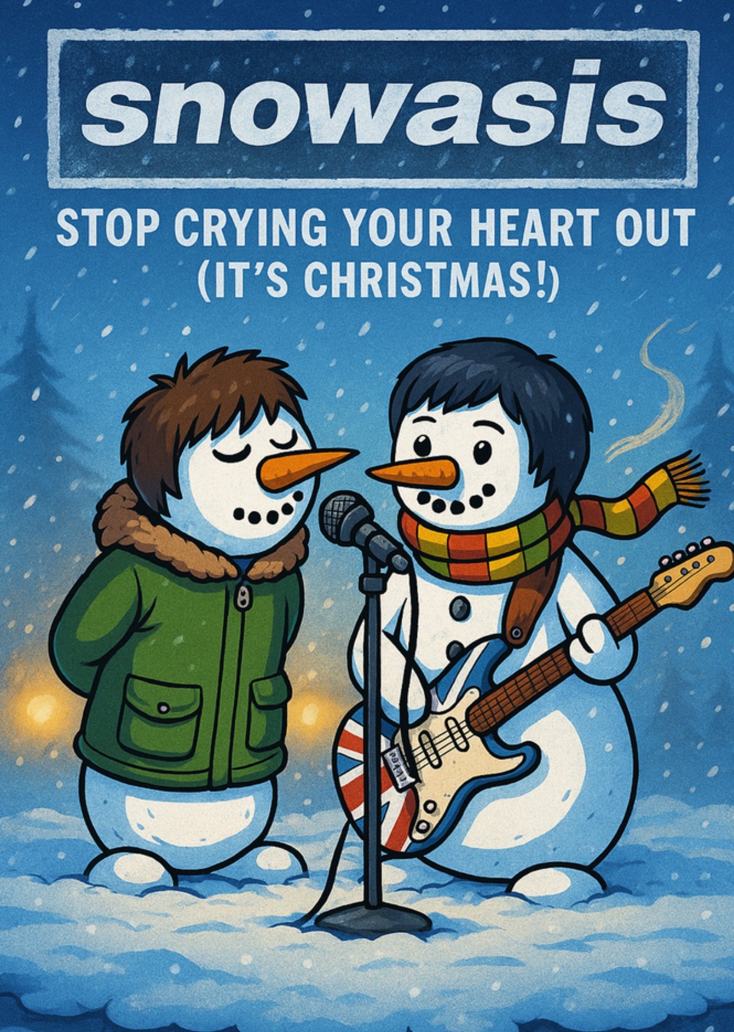 Moonpig Snowasis Christmas Card