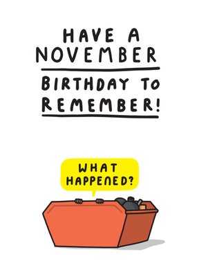 Birthday To Remember Card