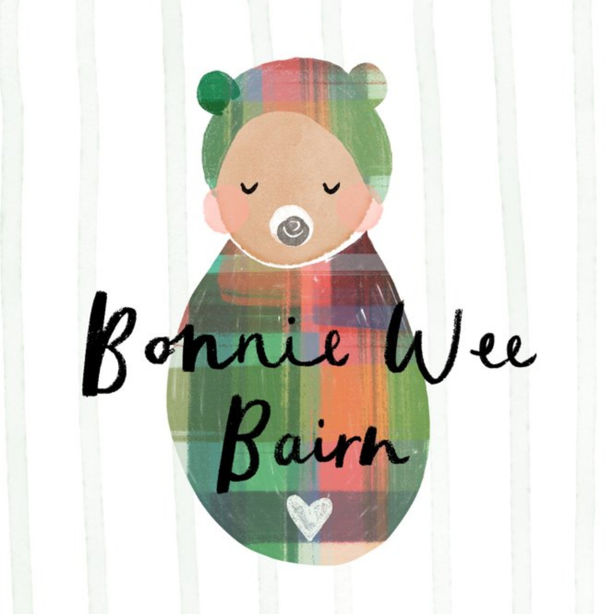 Moonpig Bonnie Wee Bairn Scottish New Baby Card
