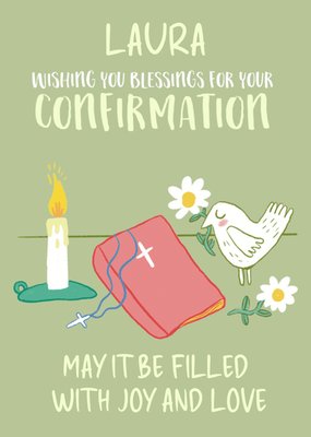 Wishing You Blessings For Your Confirmation Card