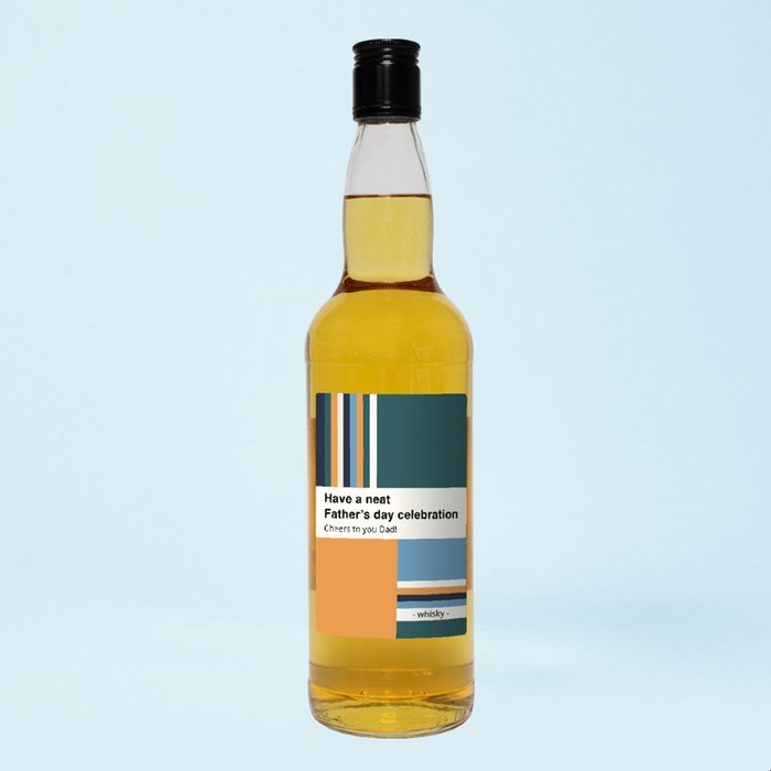 Father's Day Personalised Whisky 70cl
