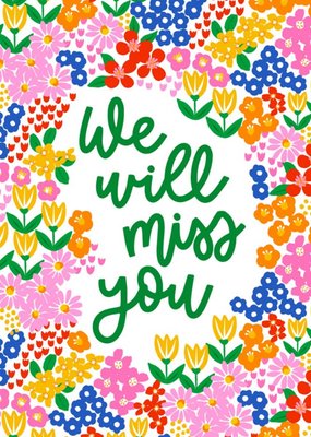Gabriel Neil Flowers Miss You Just A Note Card