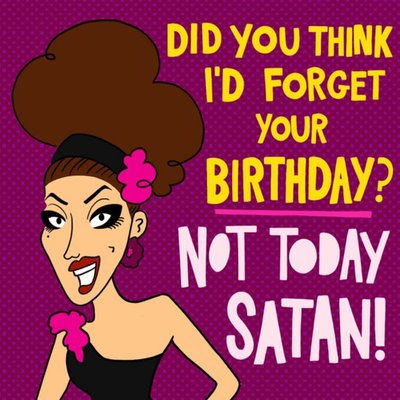 Ru Paul's Drag Race Bianca Del Rio Birthday Card