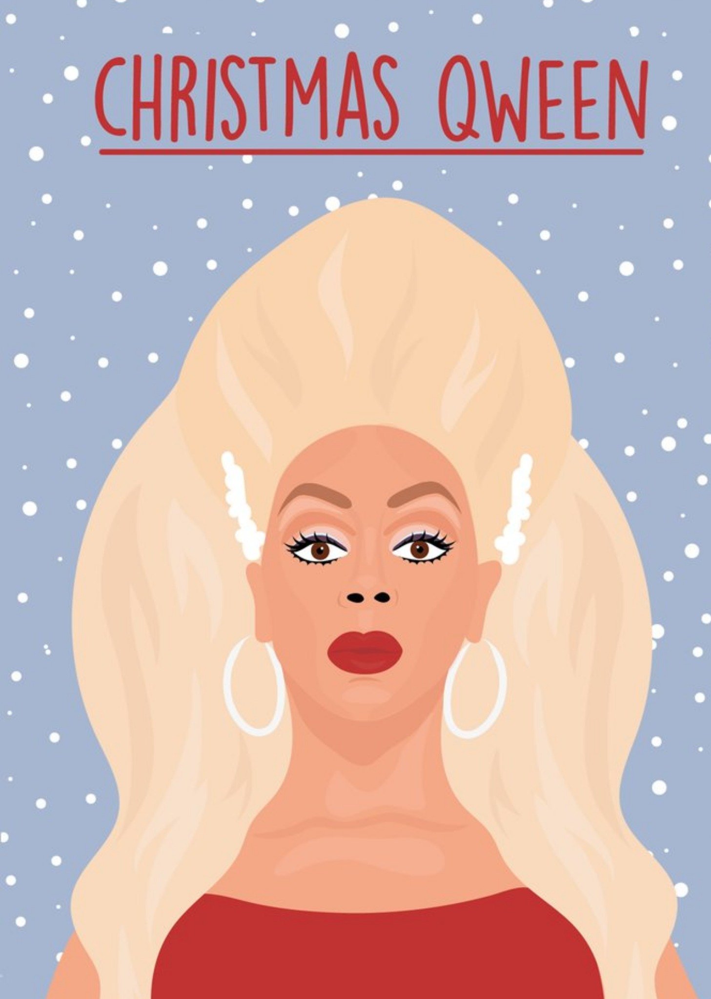 Rumble Cards Christmas Qween Card